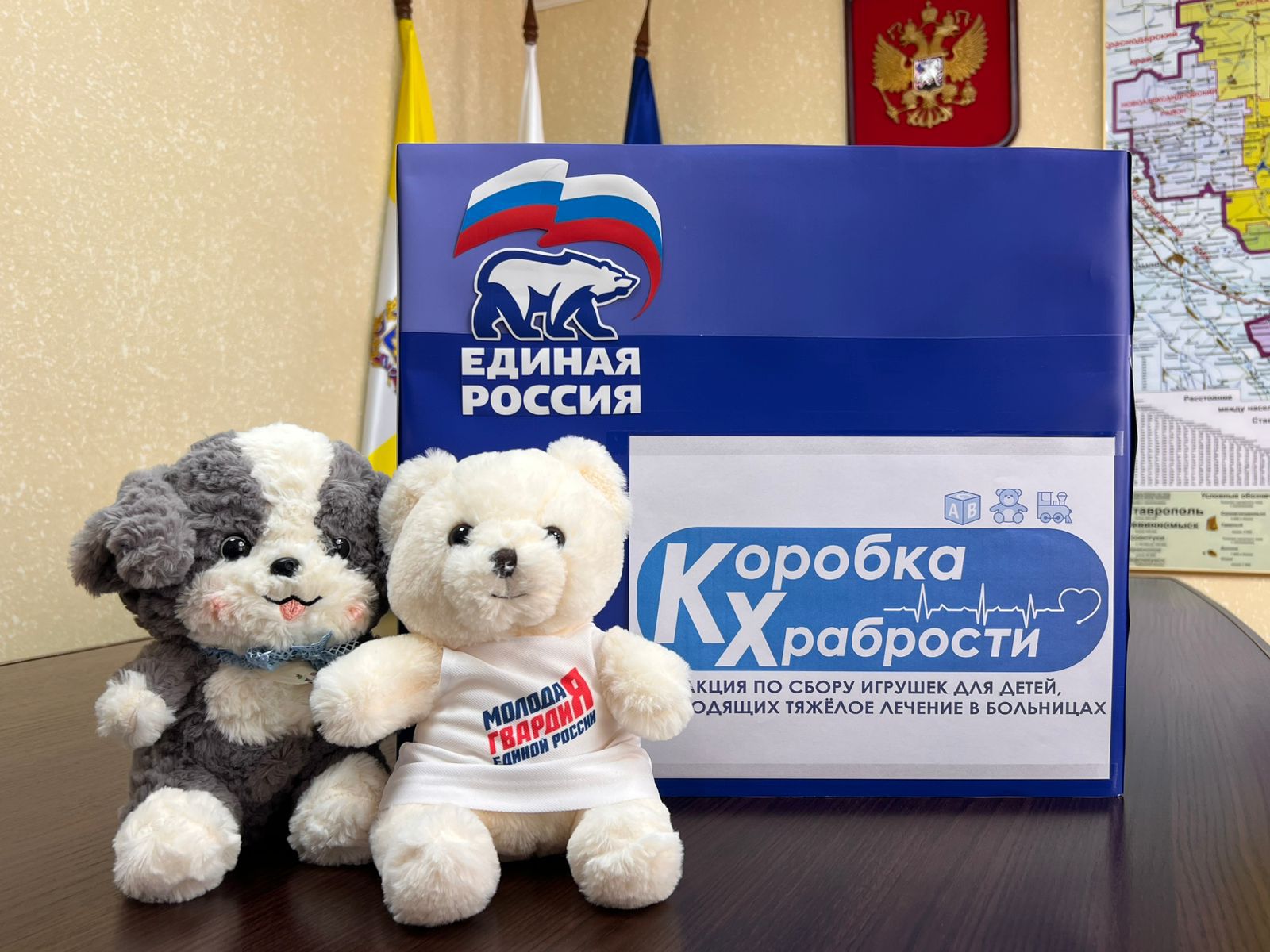 «Единая Россия» запустила всероссийскую благотворительную акцию «Коробка храбрости».