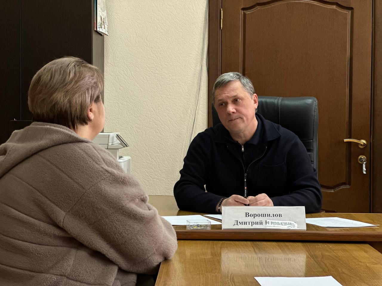 Глава Пятигорска провел личный прием граждан..